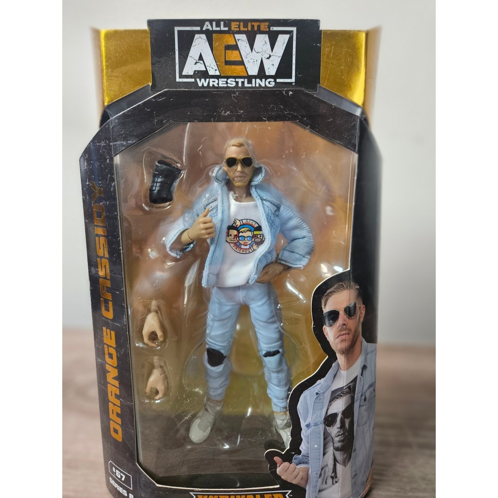 AEW Unrivaled Series 8 Orange Cassidy Action Figure #67 Jazwares Wrestling